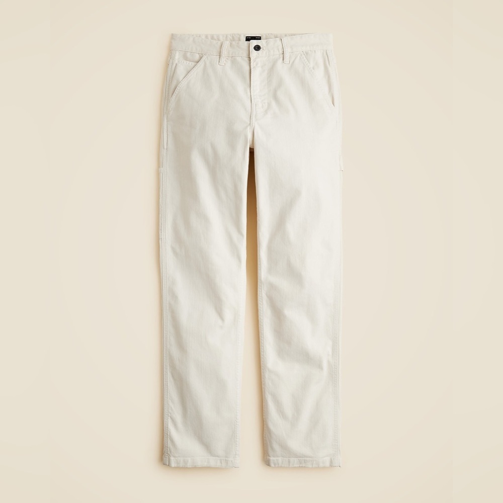 J Crew Straight-fit garment-dyed carpenter pant CN544